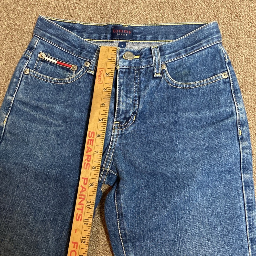 TOMMY JEANS size 1 Women Straight Leg Jeans - Picture 2 of 7
